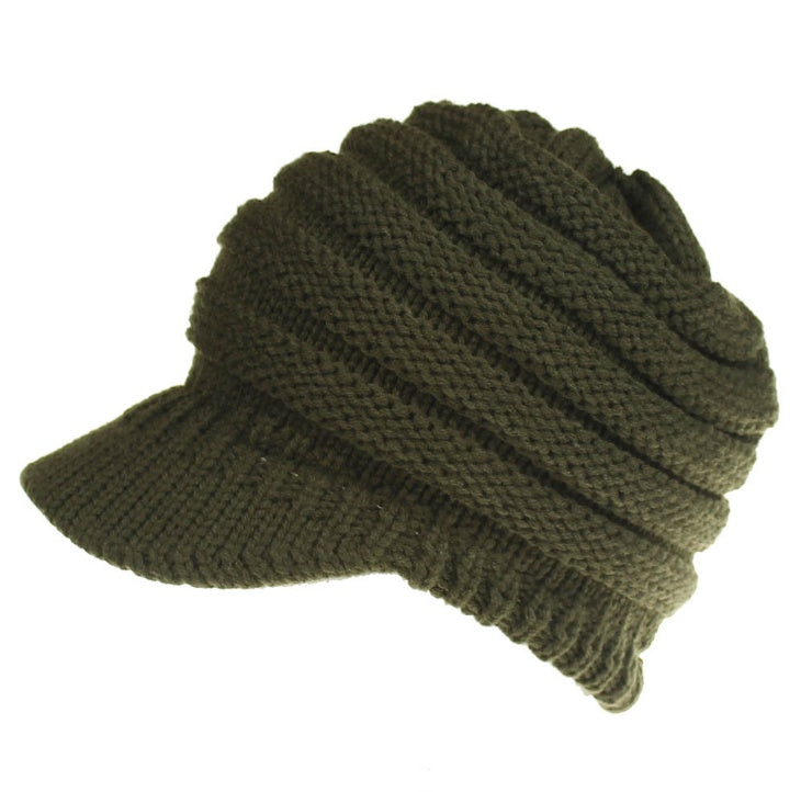 Women's Soft Knit Ponytail Beanie
