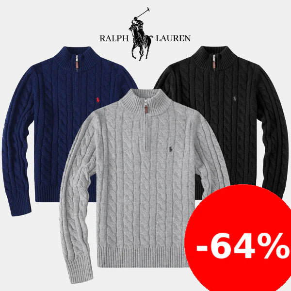 R&L Kaschmir-Zopfmusterpullover (UNVERPASSBARER RABATT)