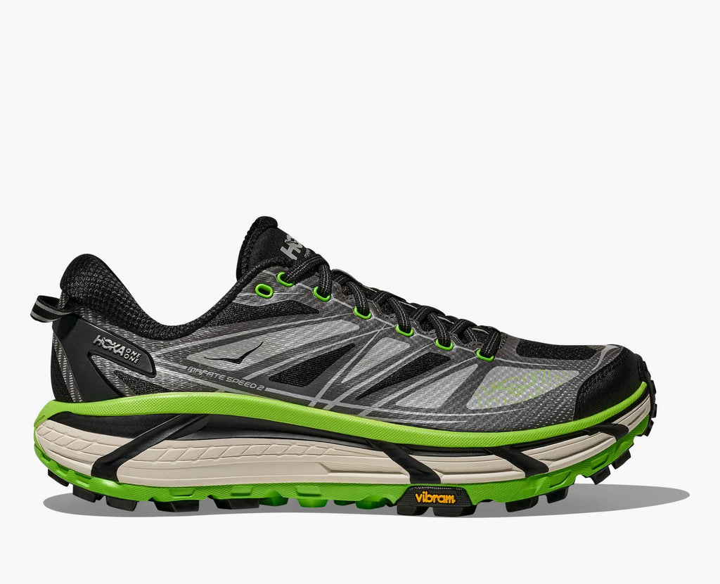 HK® Mafate Speed – Black & Neon Green Trail Runners