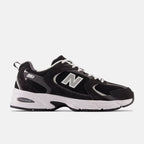 NB 530 - BLACK with MAGNET and Silver Metallic